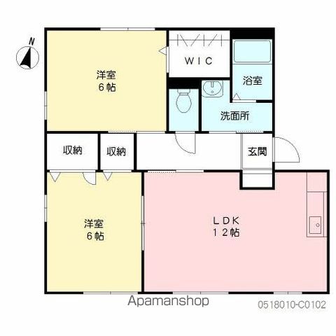 アーナリ 3番館の間取り写真