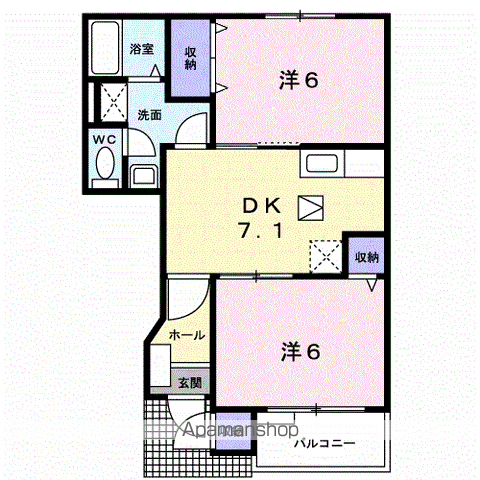 EDELHEIGHTS 3号館の間取り写真