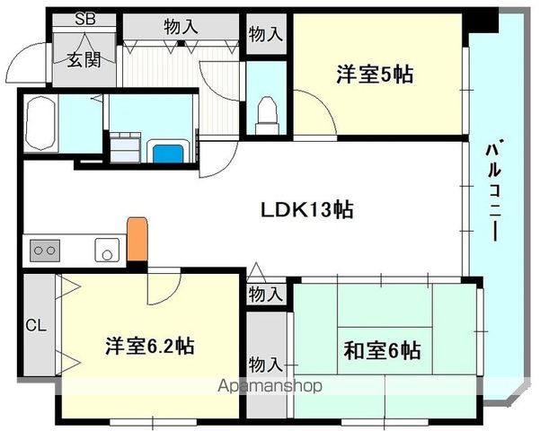 ラシャンス広畑の間取り写真