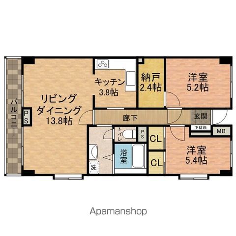 エリートイン船橋の間取り写真