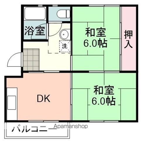松富団地1号棟の間取り写真