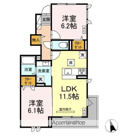 レジデンス Kの間取り写真
