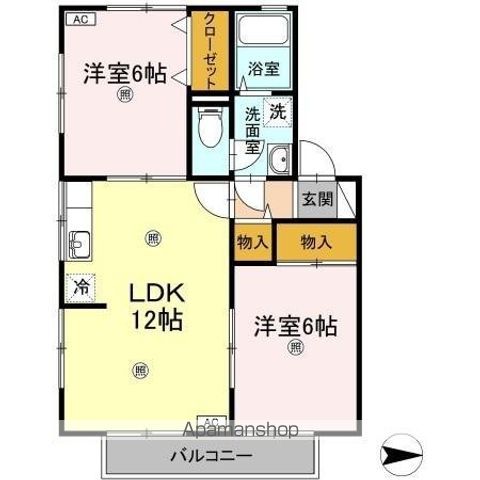 ハイカムール正円寺の間取り写真
