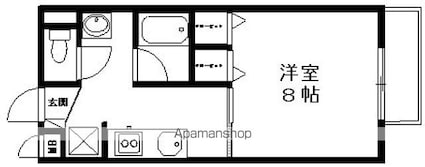滋賀県長浜市宮司町[1K/28.03m2]の間取図