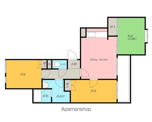 フィアテル岸和田の間取り