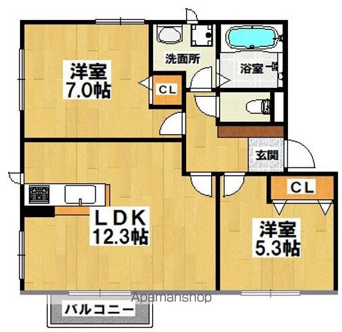 セピアコートの間取り写真