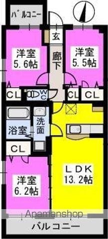 ラフィーネの間取り写真