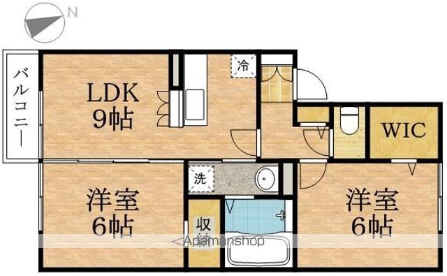 シャルマン市川の間取り