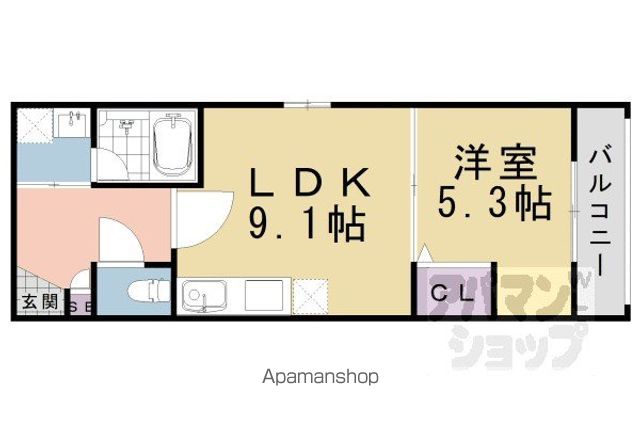 ラ・トゥール桂駅前の間取り写真