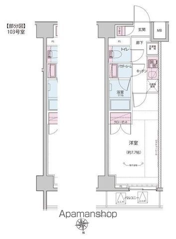 【ＡＬＴＥＲＮＡ神楽坂Ⅰの間取り】