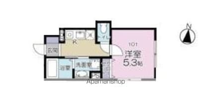 東京都荒川区荒川６丁目[1K/22.12m2]の間取図