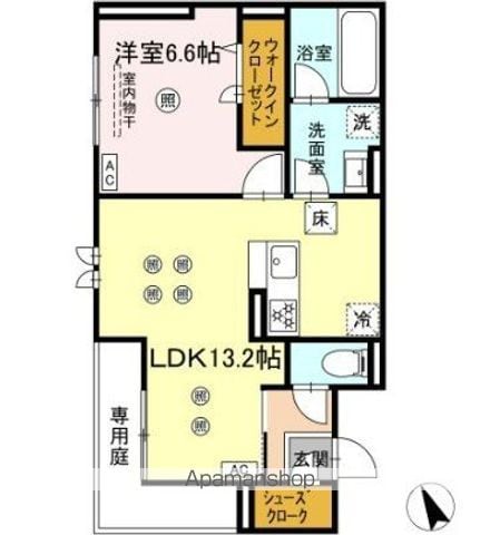サニーサイド箱崎の間取り写真