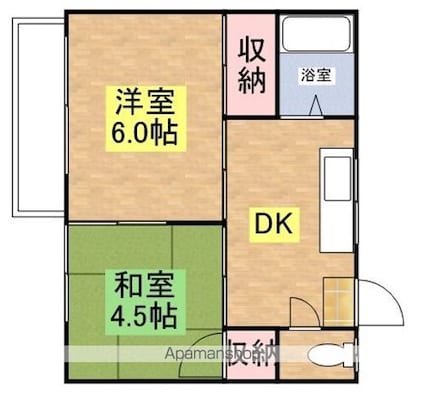 Ｆｒｏｍ　Ｈｏｕｓｅ　Ｃ[2K/30.51m2]の間取図