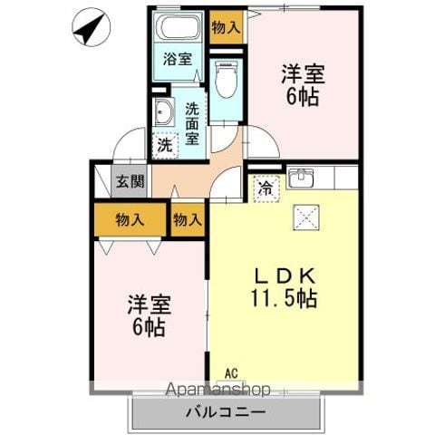 リビエールNO1の間取り写真