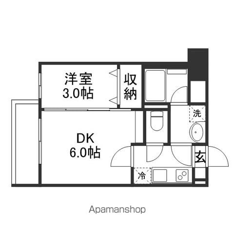 LE CUBE駅前町の間取り写真