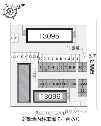 レオパレスみどり野Ｂ館 212 ｜ 千葉県成田市並木町25-80（賃貸アパート1K・2階・20.28㎡） その14