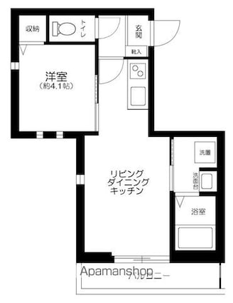 グラン　シュバリエ[1LDK/30.98m2]の間取図