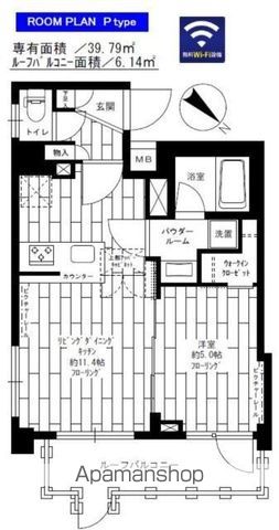 【ステージグランデ千歳烏山アジールコートの間取り】