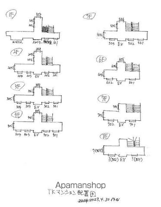 東京都西東京市田無町１丁目[1K/19.14m2]の配置図