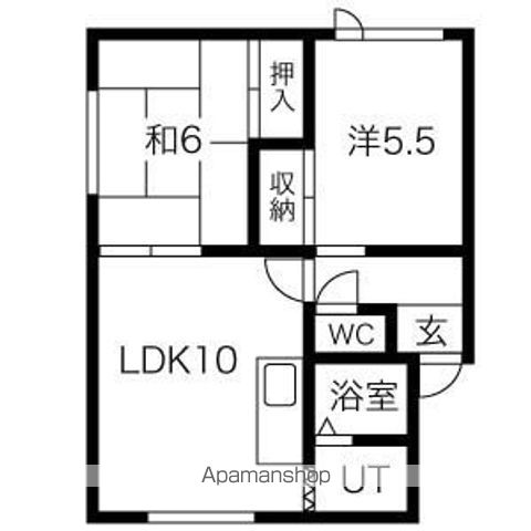 エナージ拓北の間取り写真