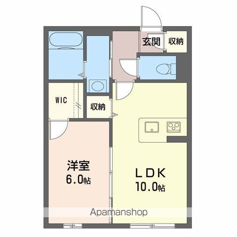 プロヌーブ北矢三 A棟の間取り写真