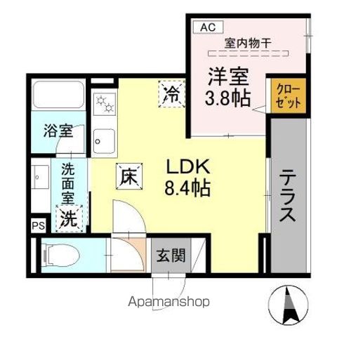 D PAINA岩戸北四丁目の間取り写真