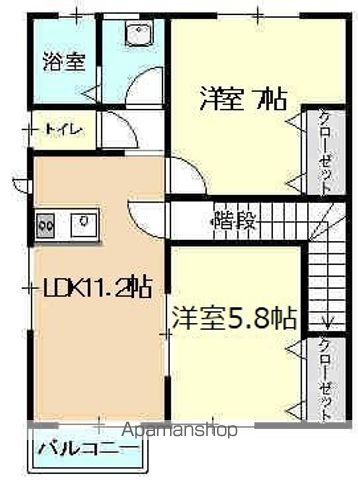 カンパニュラB棟の間取り写真