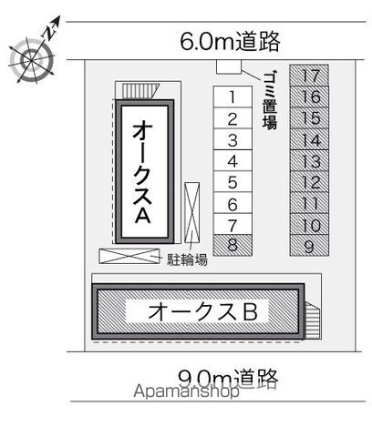 レオパレスオークス Bの内装写真