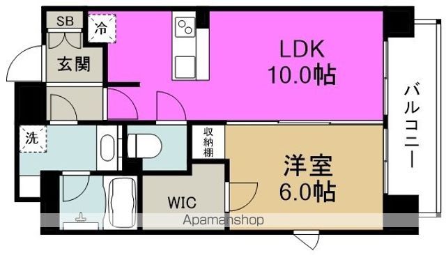 ランドセントラル梅田の間取り写真