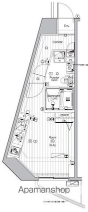 ＰＲＥＭＩＵＭ　ＣＵＢＥ　池袋要町[1R/27.69m2]の間取図