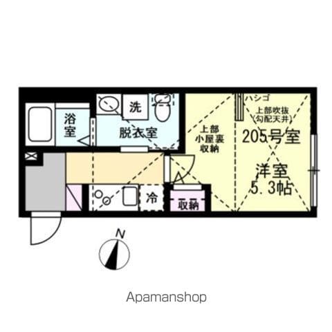 ベイルーム中央林間の間取り写真