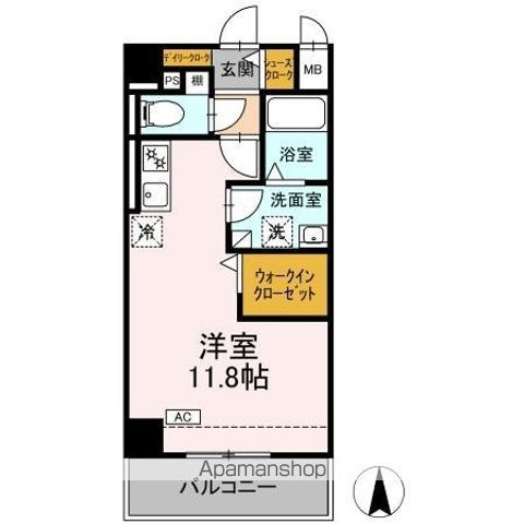 スティングレイつるまの間取り写真