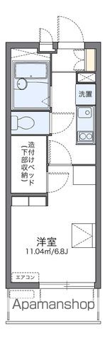 【レオパレスおおさか御崎Ⅱの間取り】