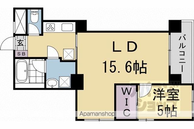 ベルビュー京都駅北の間取り写真