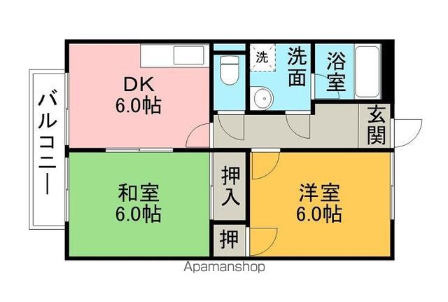 サニーコート川添の間取り写真