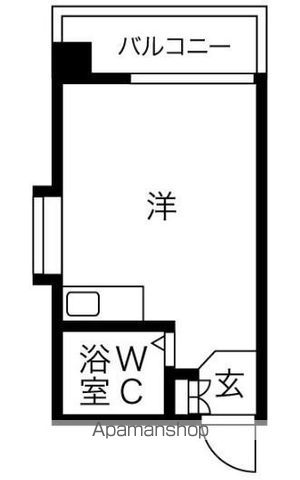 【グランパーク西公園（旧サンコーポ西公園）の間取り】