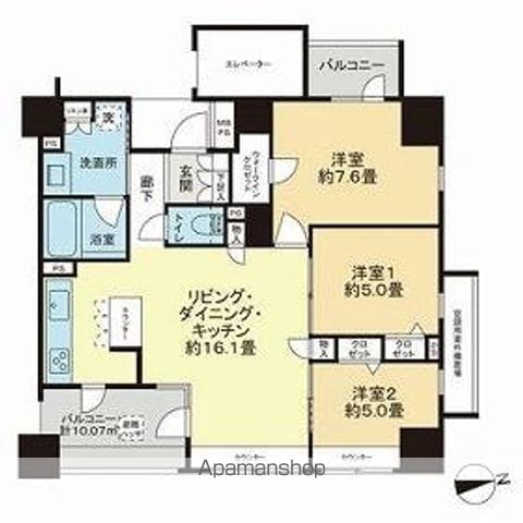 グーディッシュ西新井弐番館の間取り写真