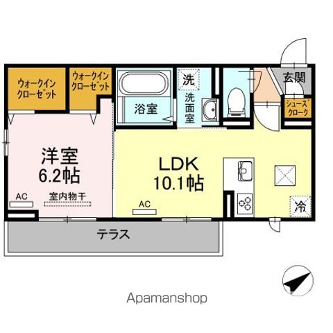 フィオーレ南二軒屋の間取り写真