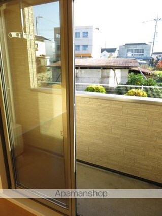 ユニゾン　Ａ[2DK/45.77m2]のバルコニー