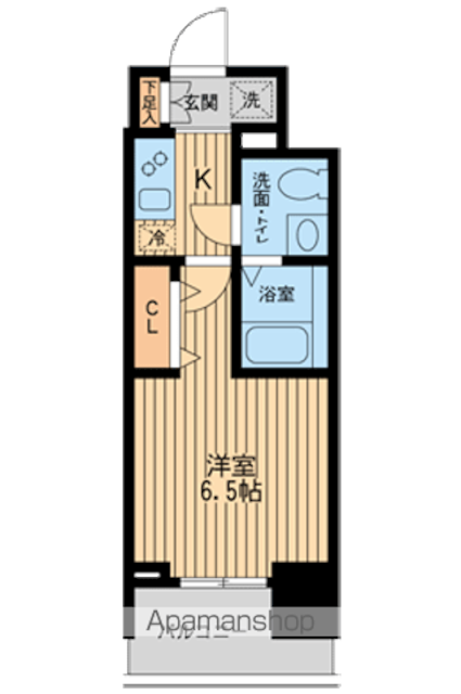 ＫＤＸレジデンス板橋本町[1K/22.09m2]の間取図