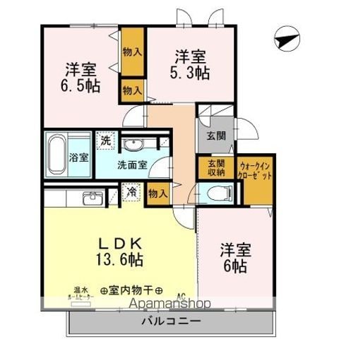 セジュール NANAの間取り写真