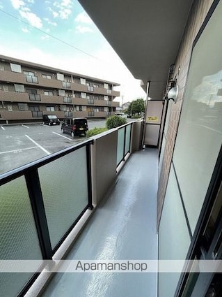 グリーンパークＢ棟[3DK/55.9m2]のバルコニー