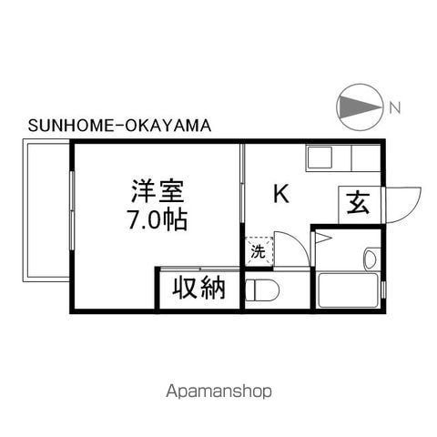 メゾンドHARAの間取り写真