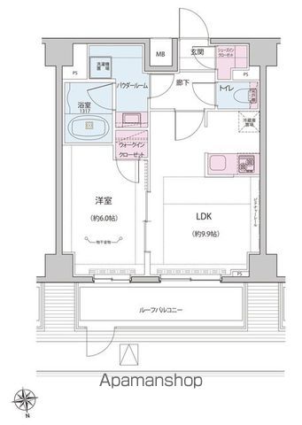 ＡＬＴＥＲＮＡ神楽坂Ⅱの間取り