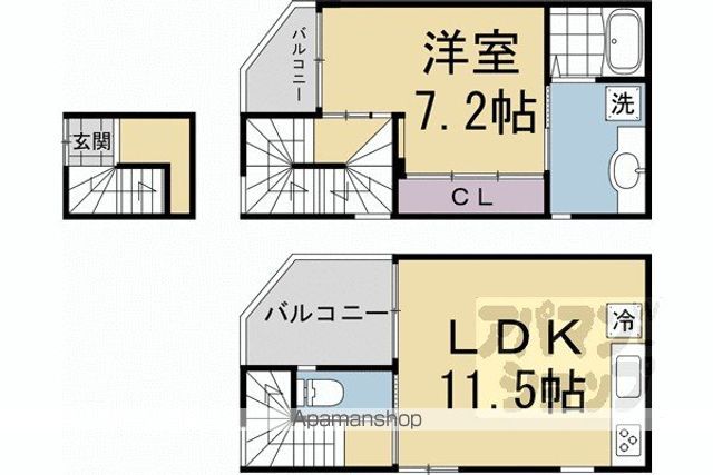 DE MACHI MAISONの間取り写真