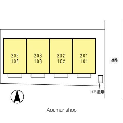 【佐倉市栄町のアパートの写真】