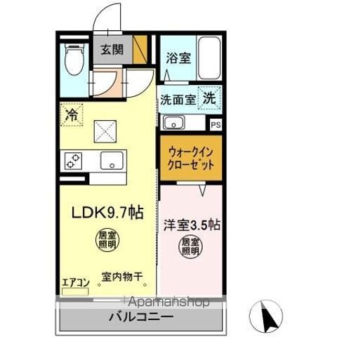 コンフォートIII Aの間取り写真