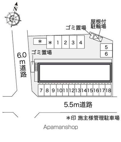 【松山市内浜町のアパートの写真】