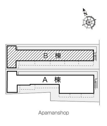 レオパレス吉祥寺第２[1K/13.67m2]の配置図