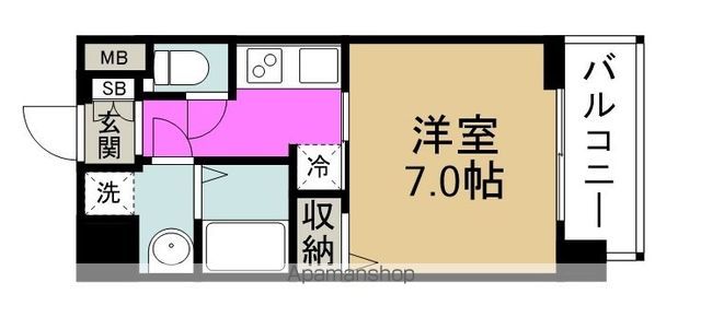 S−RESIDENCE福島GRANDEの間取り写真